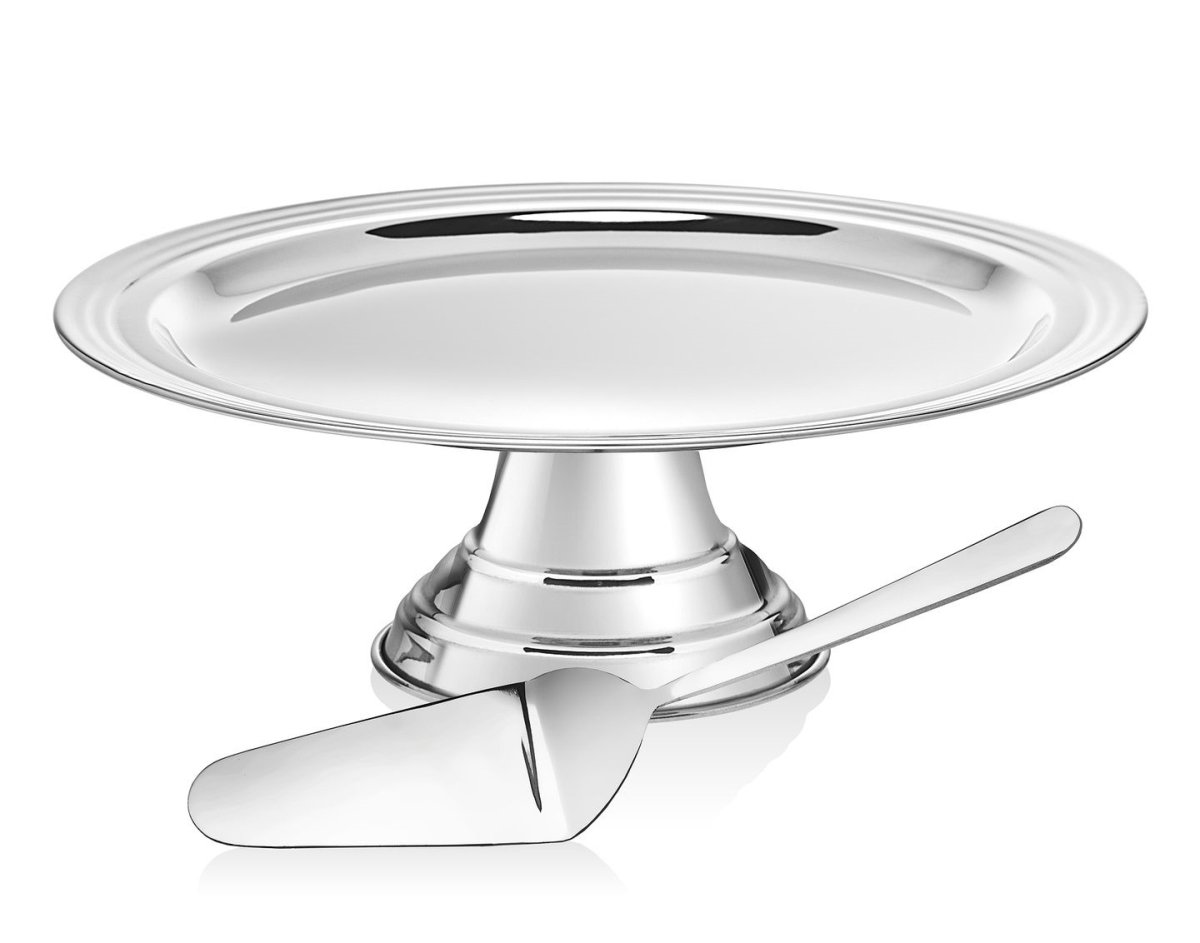 Picture of Godinger 97607 13 x 13 x 5 in. Revere Cake Stand with Serving Set