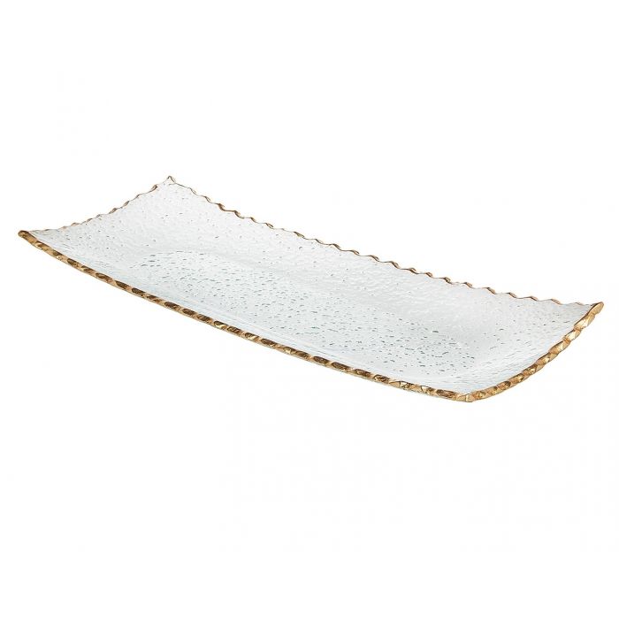 14 x 6 in. Gamma Tray, Gold
