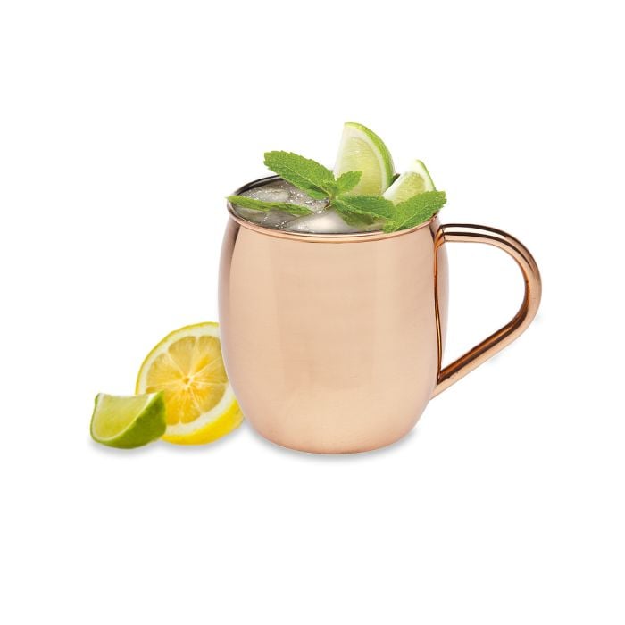 Picture of Godinger 19429 20 oz Moscow Mule All Copper Mug, Set of 4