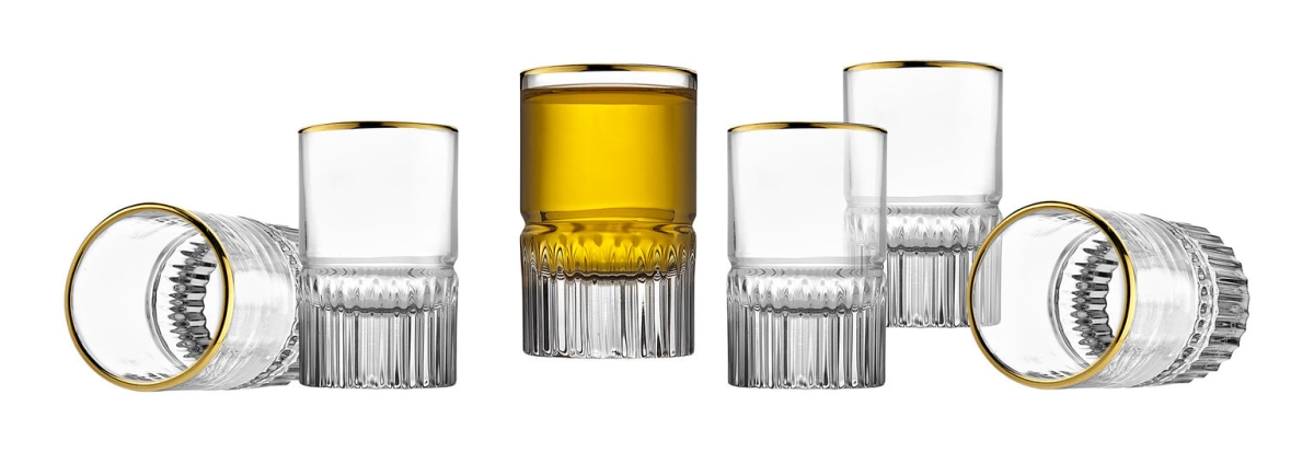 Latitude Shooters with Gold - Set of 6