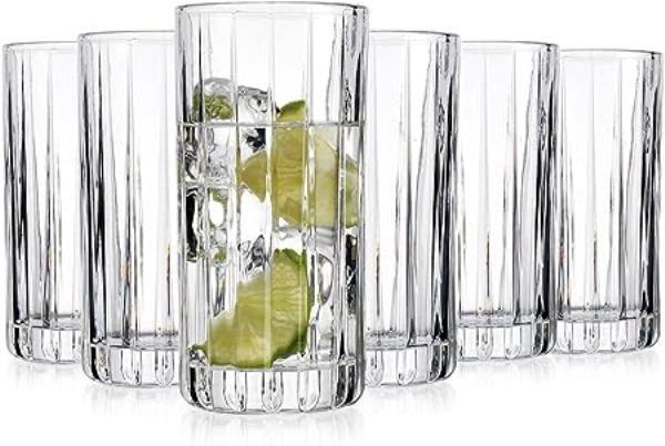 Parallels Highball Glass - Clear - Set of 6