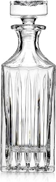 Picture of Godinger 26933 Crystal Parallels Decanter, 3.5 Liter