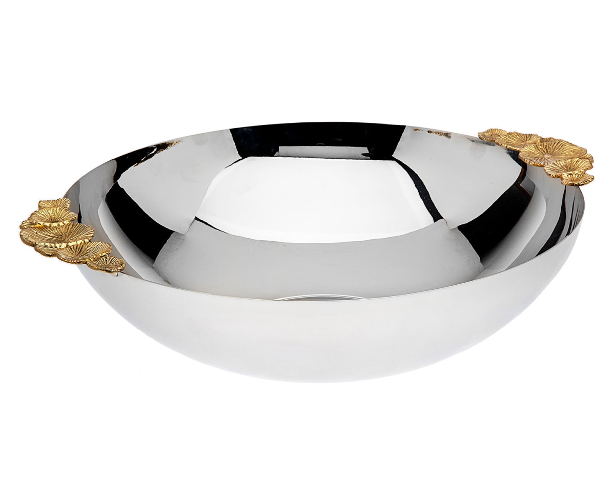 Mayfair Salad Bowl - Stainless & Gold