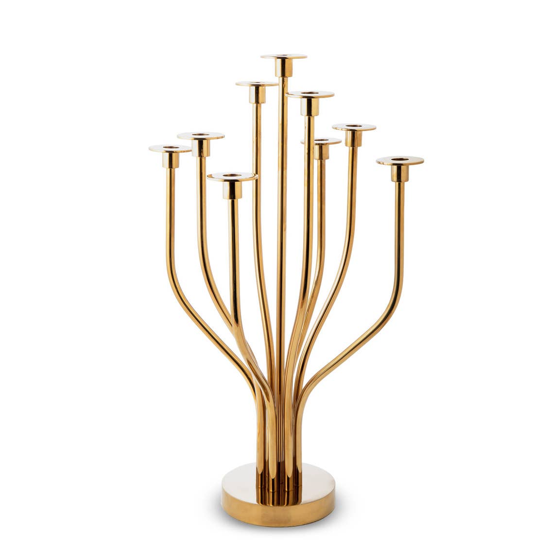 Picture of Godinger 70721 16 x 16 x 36 in. 9 Light Mirrored Gold Tree Candelabra