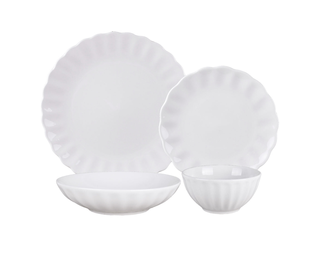Viera Procelain Dinnerware Set - 16 Piece