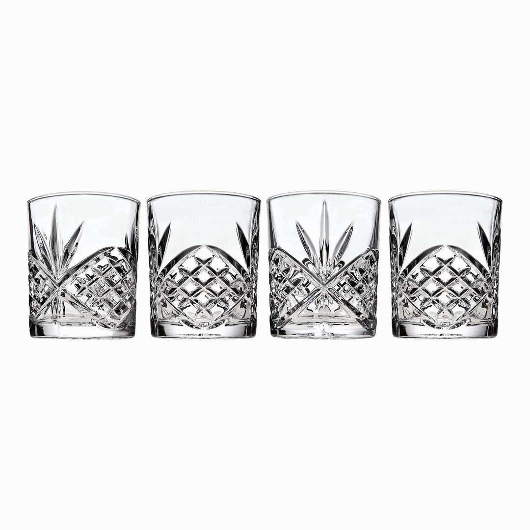 Picture of Godinger R4-25722 Dublin Double Old Fashione Whiskey Glass - Set of 4