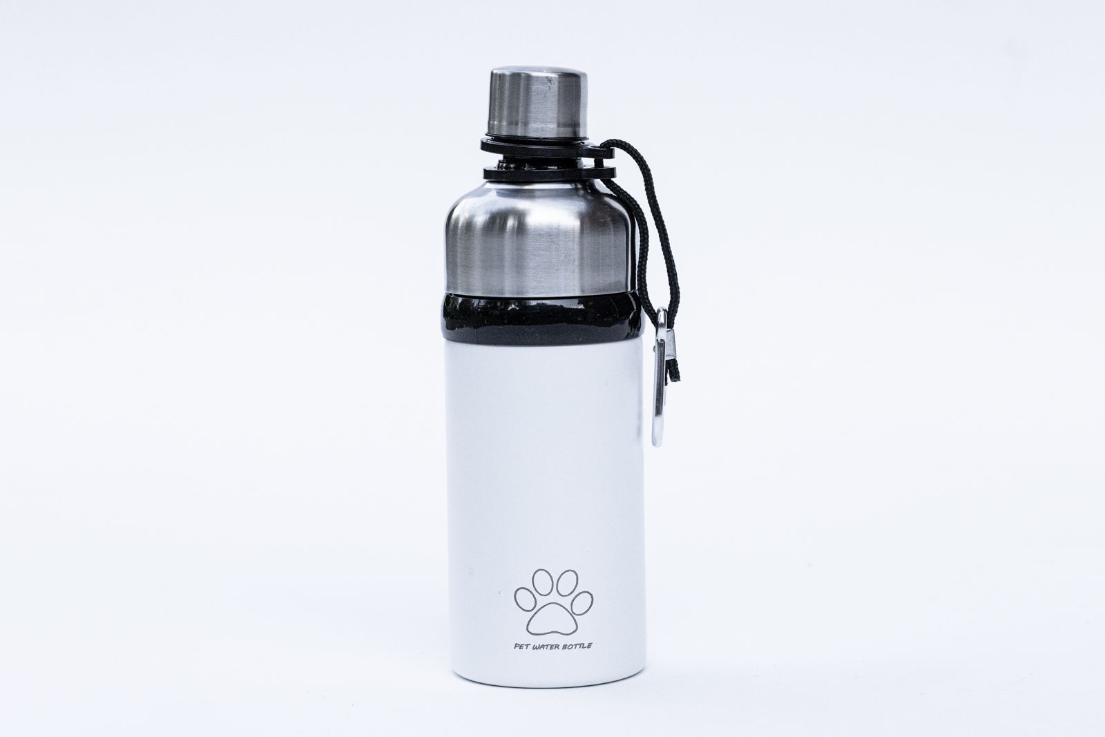 Picture of Good Life Gear SF6035-5 PC Wht 16 oz BPA Free Travel Water Bottle for Pets, Powder Coat White