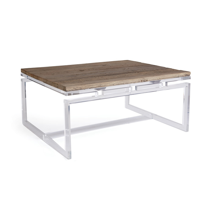 Picture of Go Home 20867 18.25 x 39.25 x 31.25 D in. Rigby Coffee Table Clear Lucite