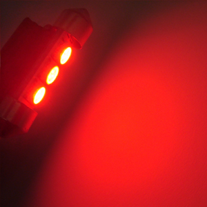 36 mm 6418 Festoon License Plates Courtesy Map Dome Lights Bulbs - Red