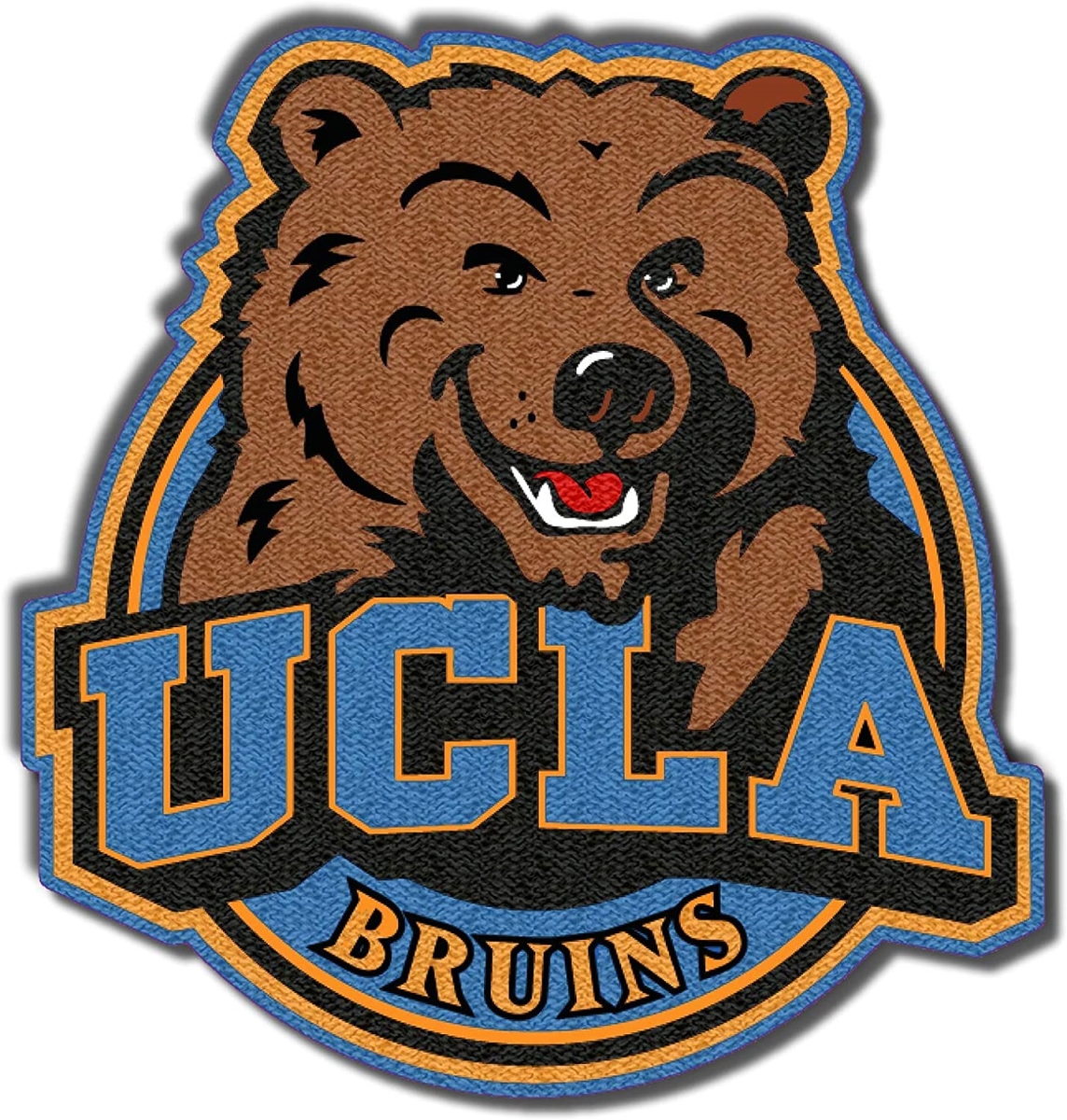 cloth hook and eye 706172-3 2.75 x 3.5 in. NCAA UCLA Bruins University of California Embroidered Patch