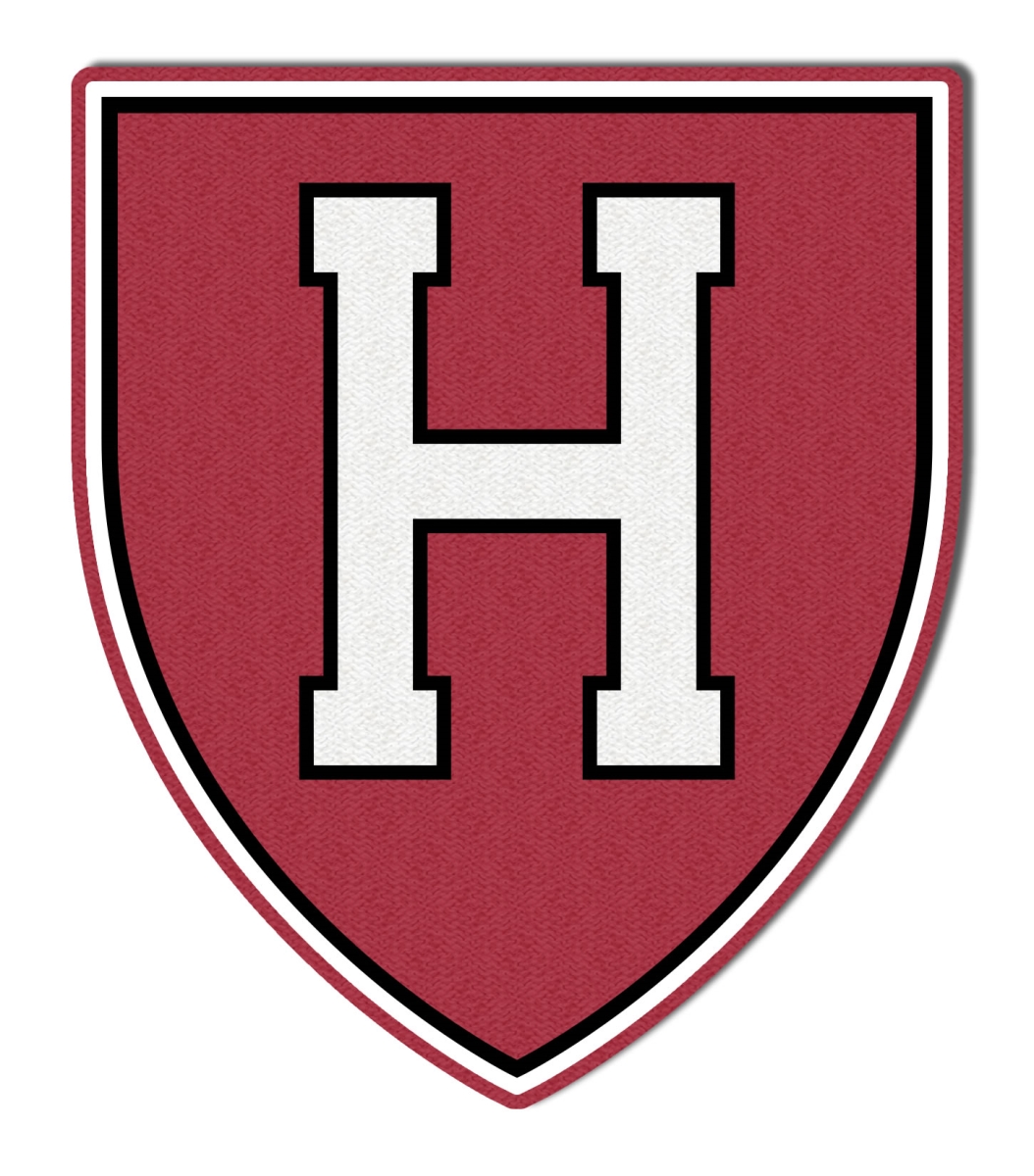 cloth hook and eye  3 x 3.5 in. NCAA Harvard University Harvard Crimson Embroidered Patch