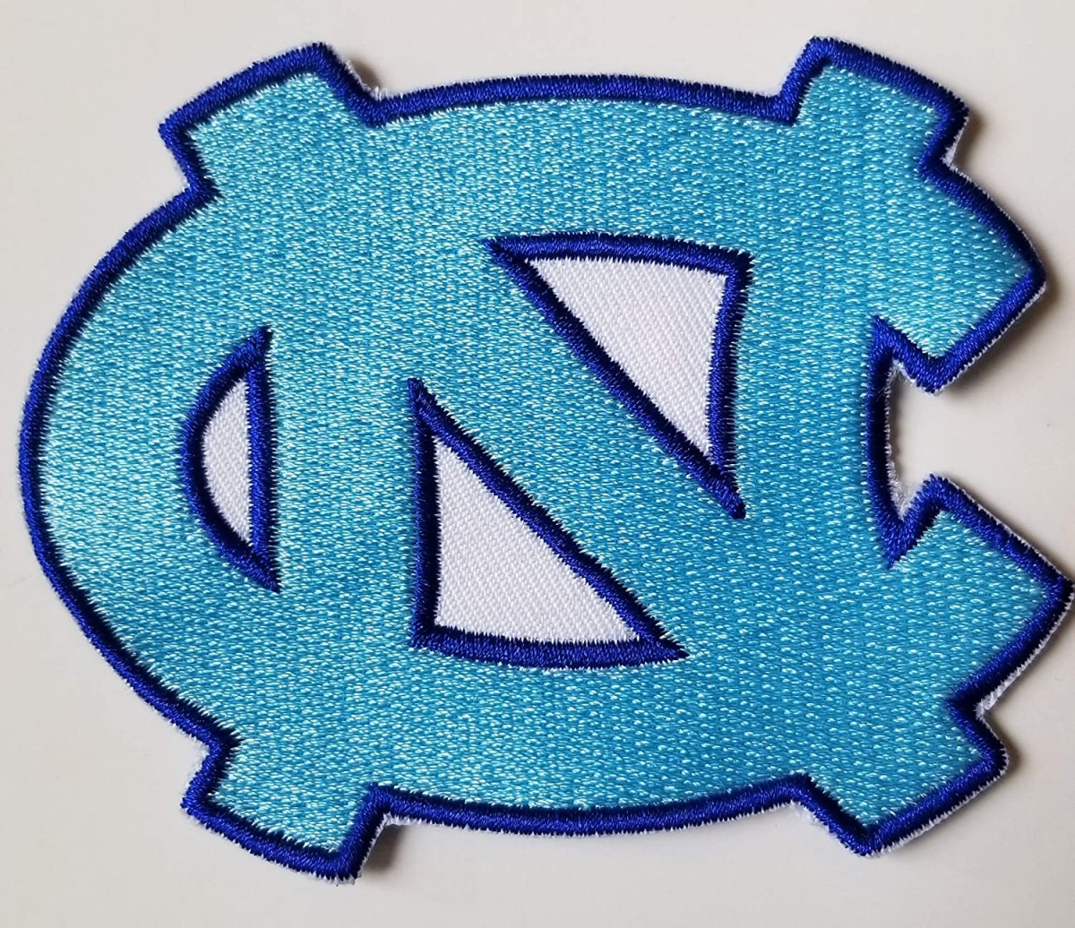 cloth hook and eye Y3-VQFL-X2H5 3.25 x 2.75 in. NCAA North Carolina Tar Heels University of North Carolina Embroidered Patch