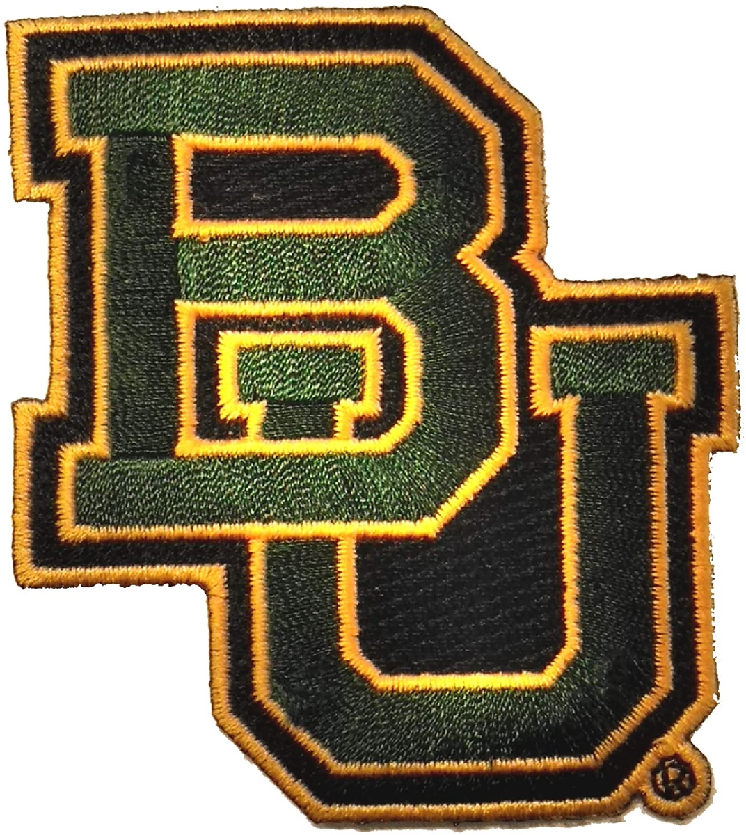 cloth hook and eye  2.25 x 3 in. NCAA Baylor University Baylor Bears Embroidered Patch