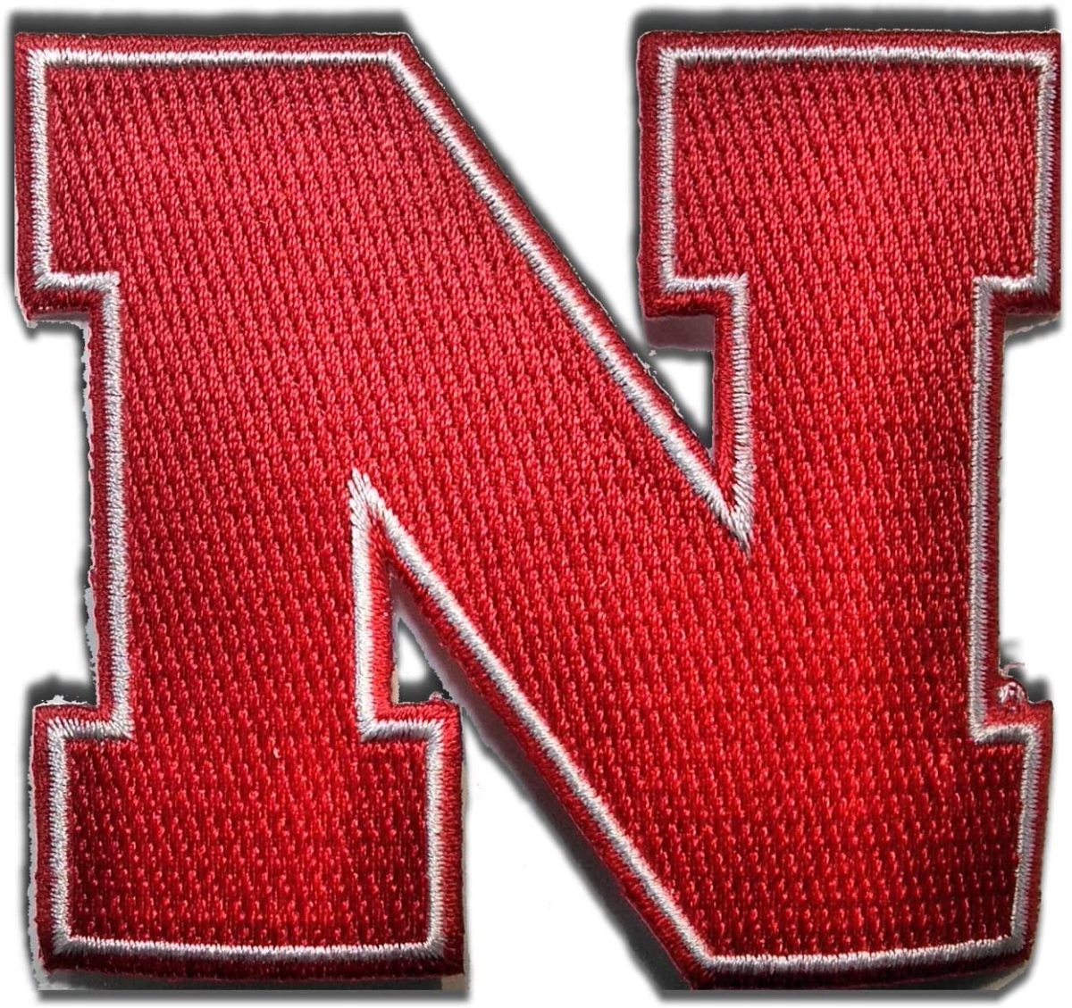 cloth hook and eye  3 x 3.5 in. NCAA Nebraska Cornhuskers University of Nebraska Embroidered Patch