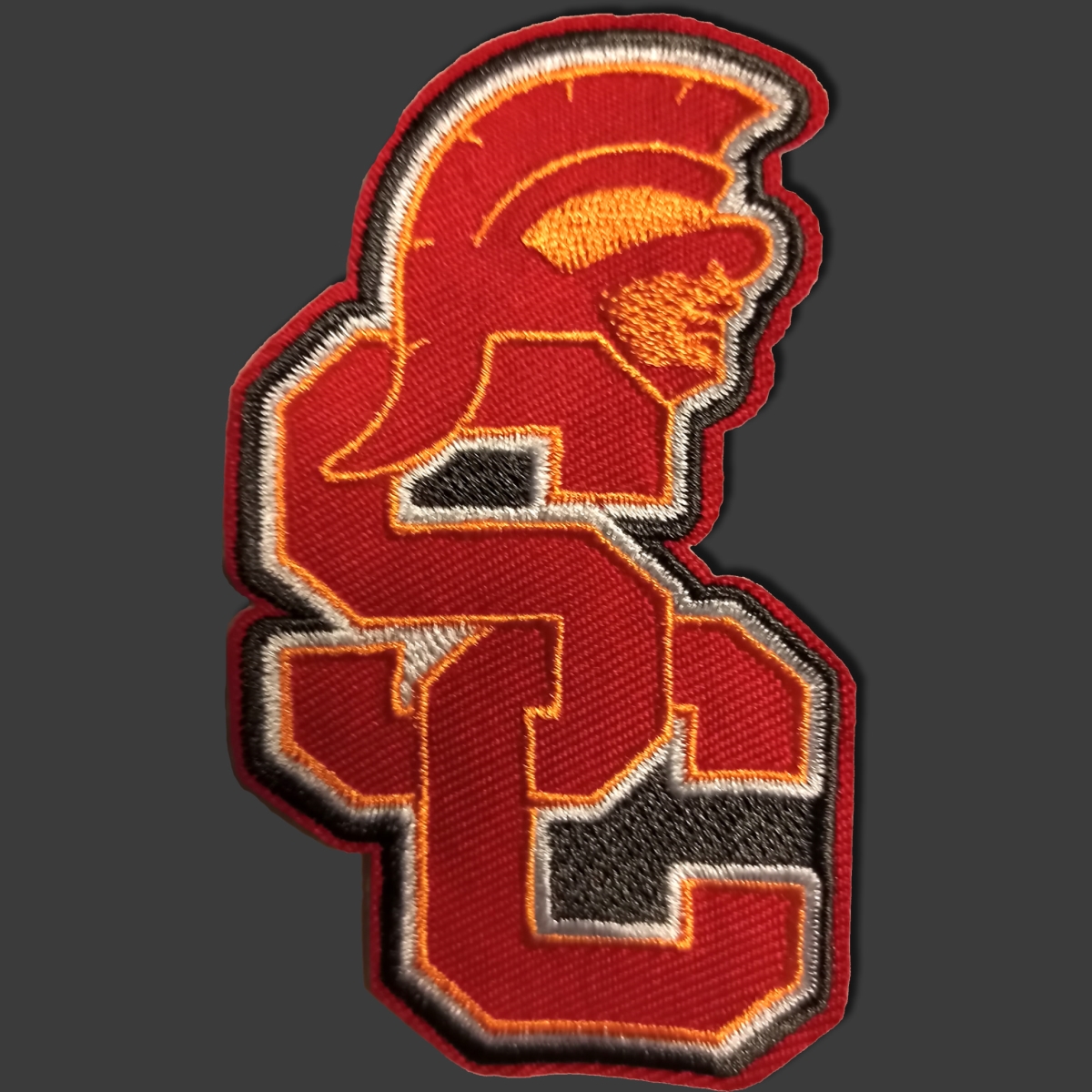 cloth hook and eye IM-GL9V-JGVF 1.75 x 3 in. NCAA USC Trojans University of Southern California Embroidered Patch