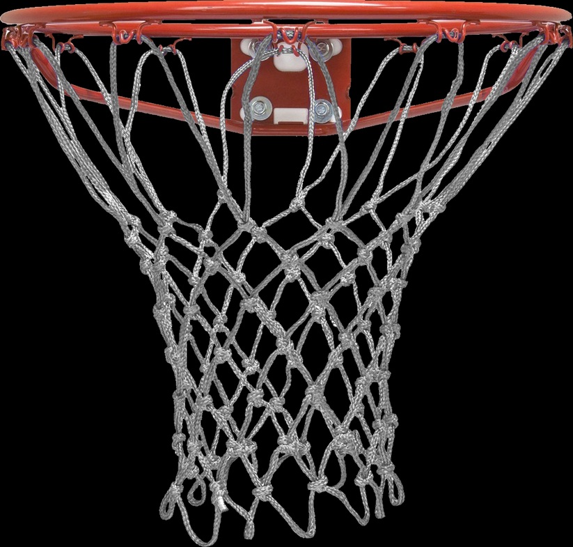 KNC6000 Heavy Duty Basketball Net, Silver Gray