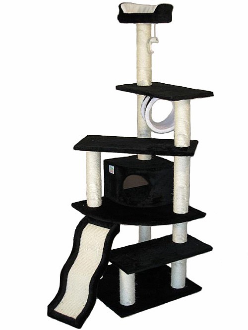 Picture of Go Pet Club F72 Cat Tree Scratcher Furniture - 38 x 26 x 70 in.