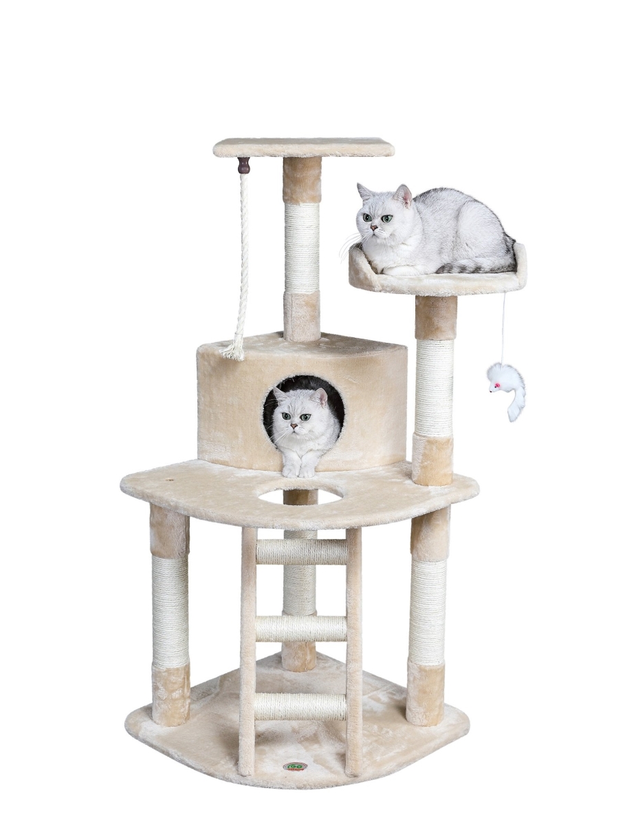 Picture of Go Pet Club F06 48 in. Classic Cat Tree Condo with Sisal Covered Posts