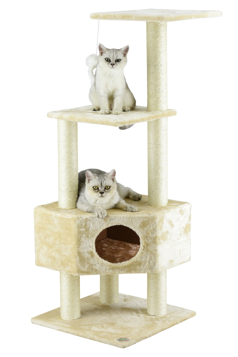 Picture of Go Pet Club F33 51 in. Classic Cat Tree Furniture with Sisal Covered Posts