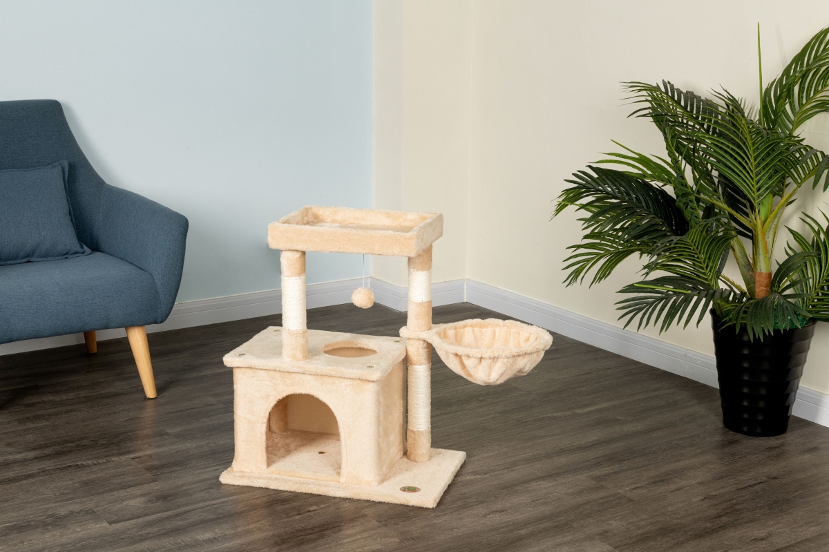 Picture of Go Pet Club FS805 Everyday Value 26in Cat Tree Tower&#44; Beige