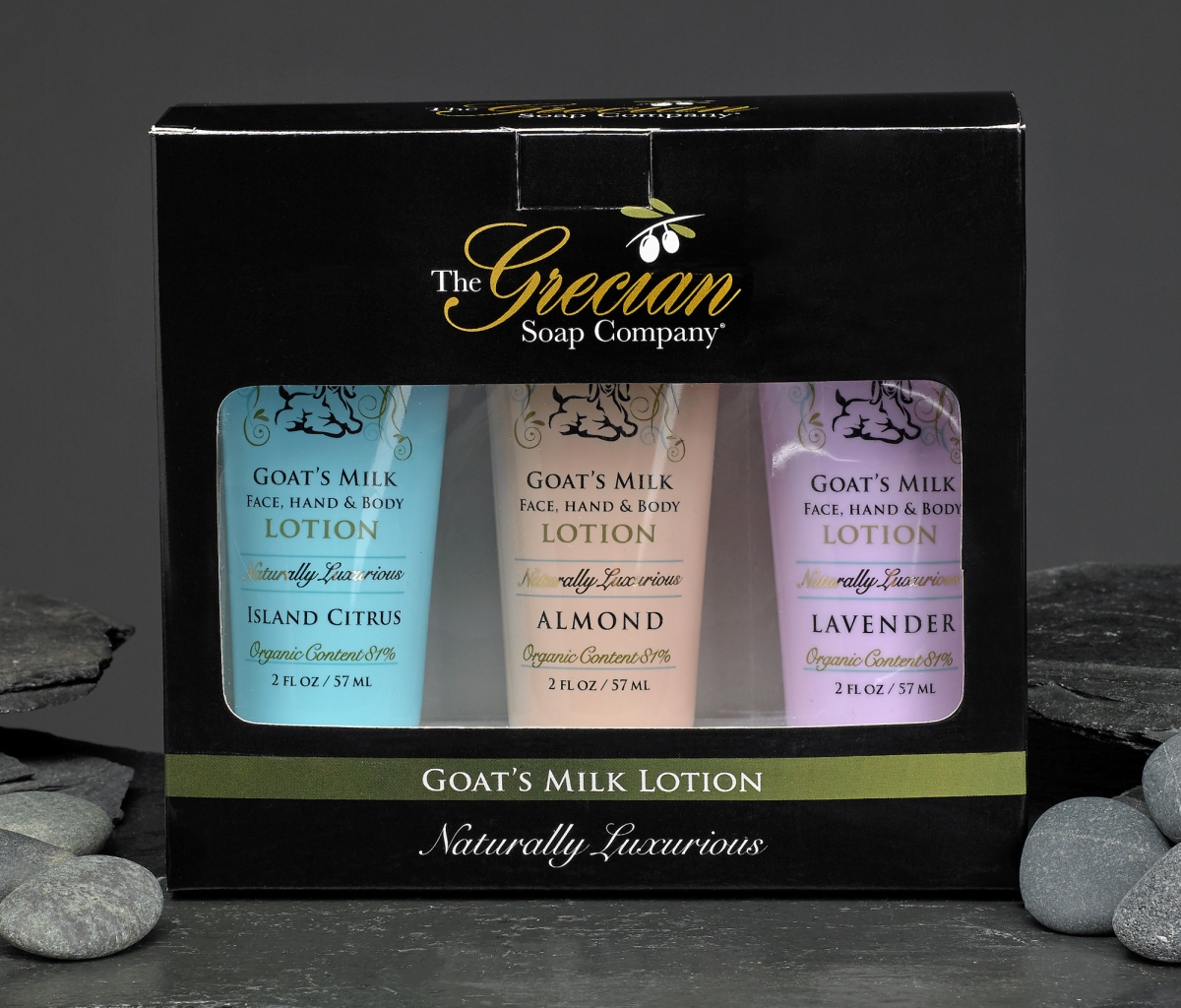 Picture of Greciansoap SLT 2 oz Almond & Lavender with Island Citrus Lotion Tube - Pack of 3