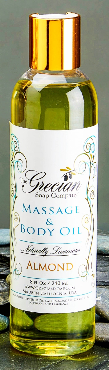 MAS-01 8 oz Massage Oil - Almond