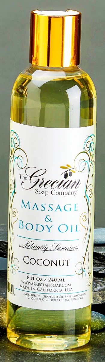 MAS-07 8 oz Massage Oil - Coconut
