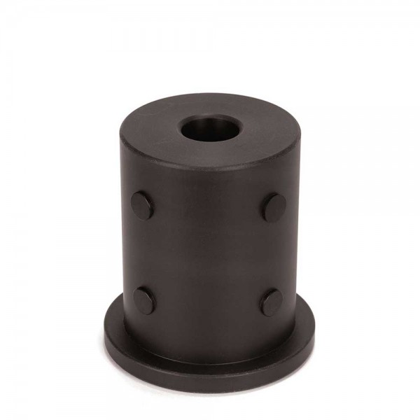 Post Driver Reducer Sleeve - Black - 1 in. - Single Pack - Industrial-Grade Poly