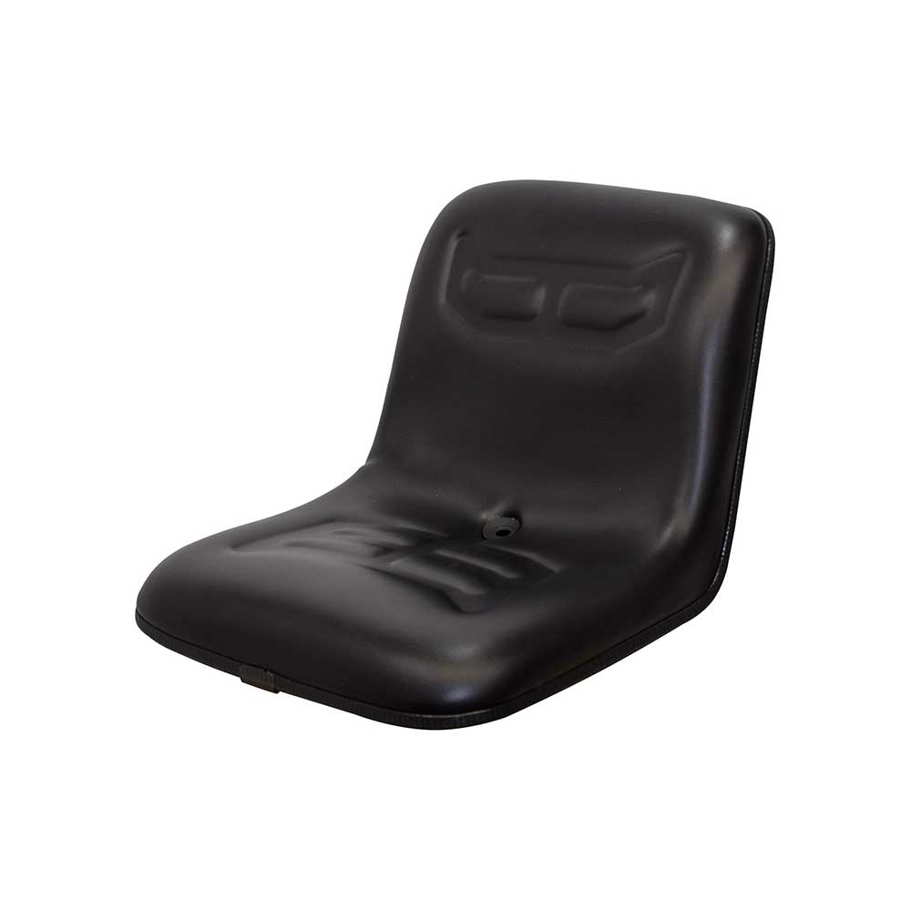 7555  | Bucket Seat | Low-Back | Hinge Bracket | Black Vinyl | 7555