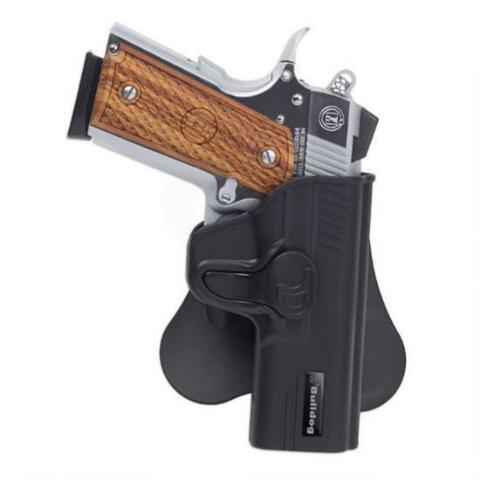Bulldog Cases RR-1911 Rapid Release Holster with Paddle Polymer
