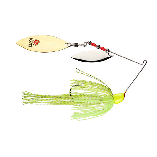 FSB12WW-201SG KVD Finesse Spinnerbait Lure - Super Chartreuse