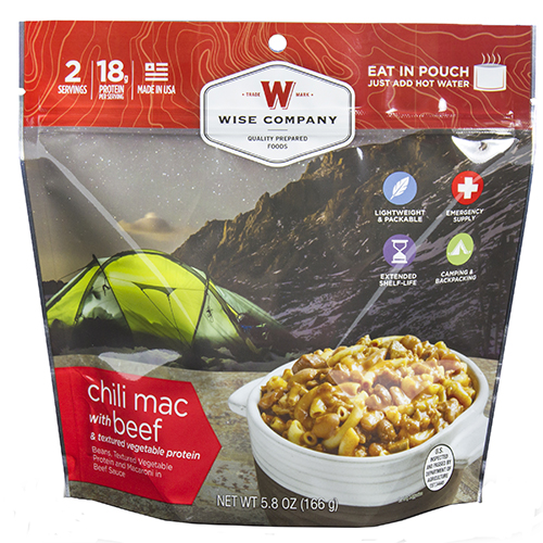 Picture of Wise Foods 03-901 Outdoor Chili Mac with Beef