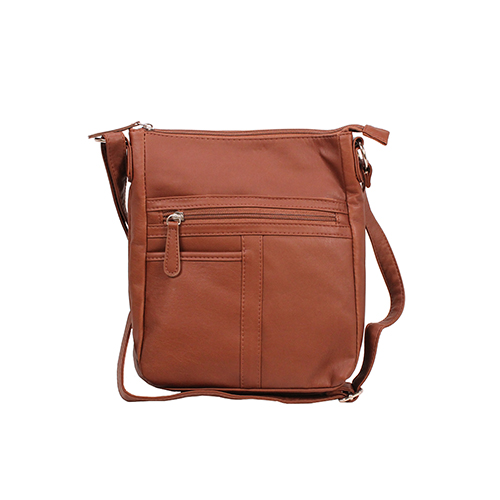 Picture of NcStar BWT002 Messenger Crossbody Bag&#44; Brown