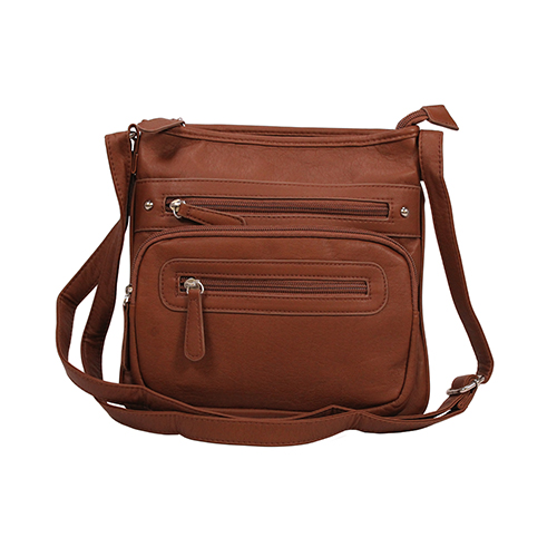 Picture of NcStar BWV002 Messenger Crossbody Bag&#44; Brown