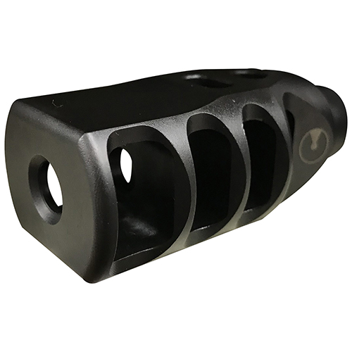 UD10700 0.62 x 24 in. LR-308 Pegasus Muzzle Brake, Melonite Black