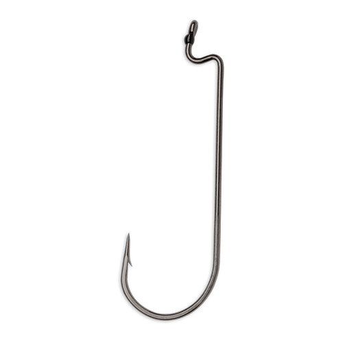 Picture of VMC WMNo.3-0BNPP Worm Hook&#44; Black & Nickel - Size 3-0 - Pack of 5