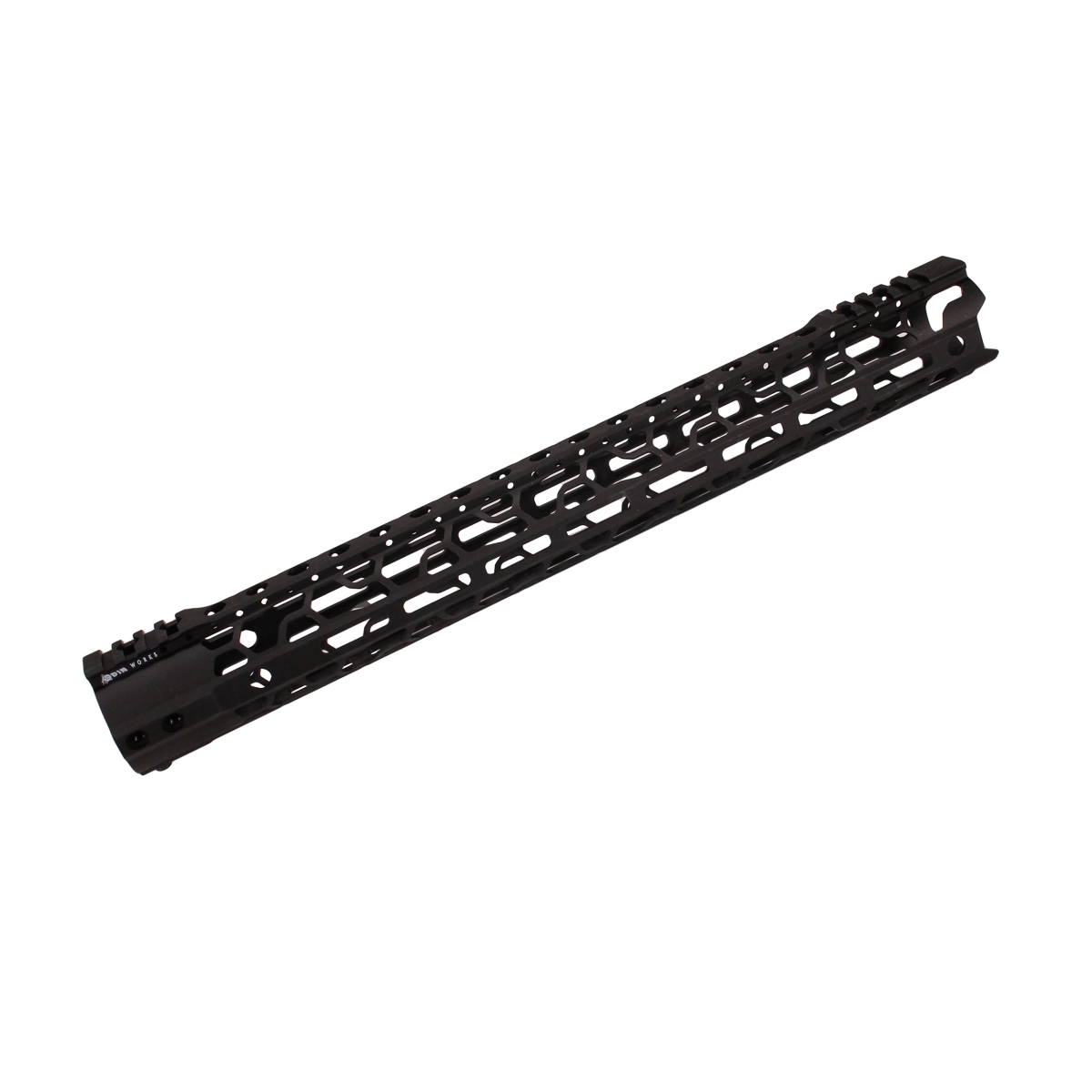 F-17-ML-O2-308-2.06 17.5 in. MLOK 308 O2 Lite High Profile Forend, Black