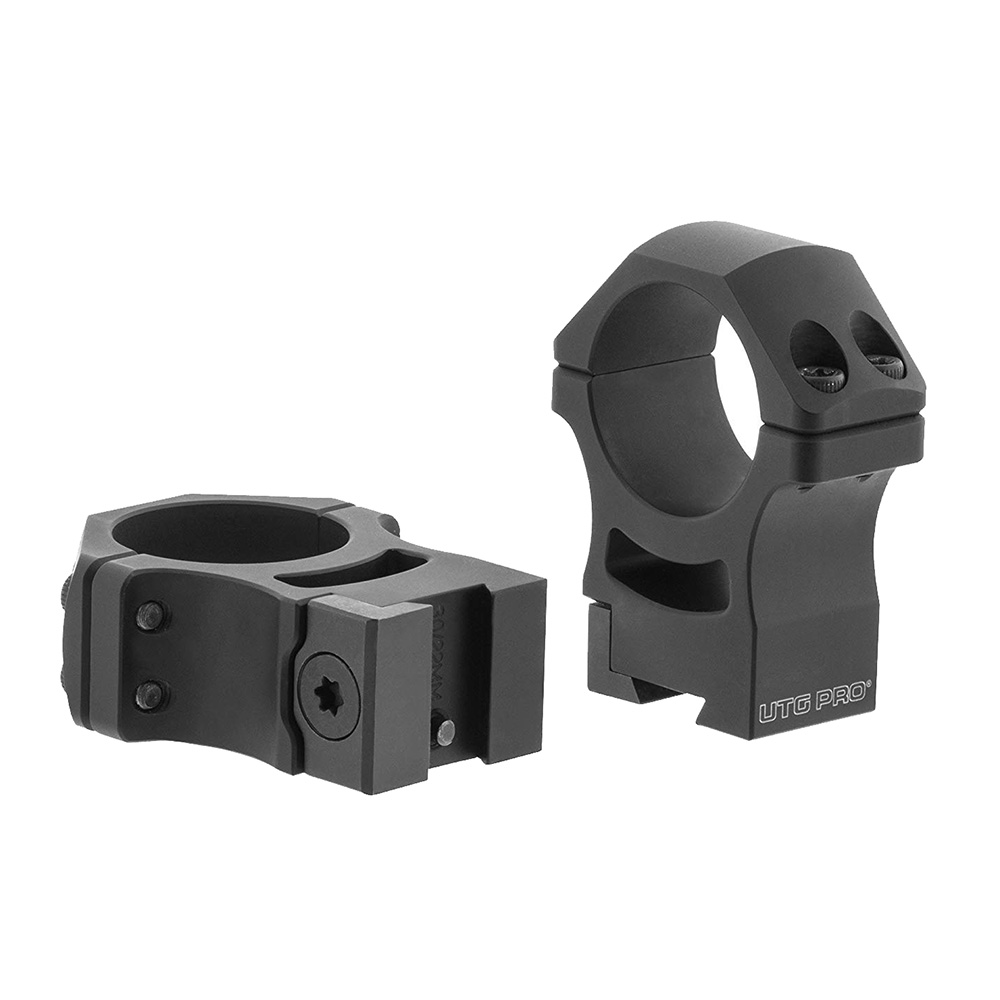 Picture of Leapers RDU013022 UTG Pro P.O.I Dovetail High Rings&#44; Matte Black