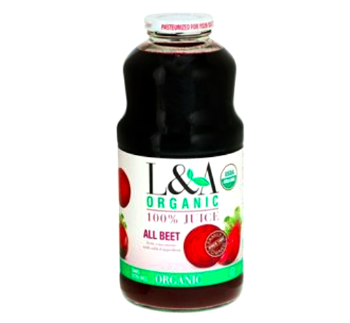Picture of L & A Juice KHFM00299980 Organic All Beet Juice - 32 oz