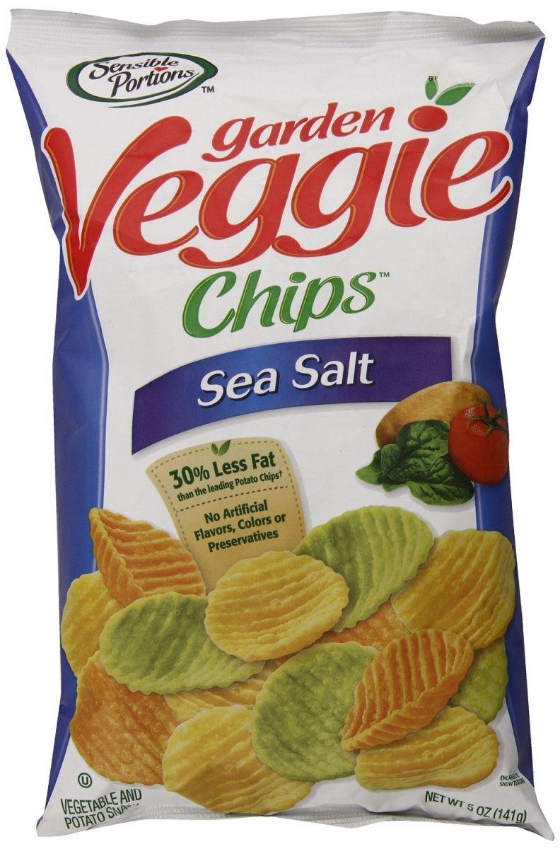 KHFM00666339 Sea Salt Garden Veggie Chips, 5 oz -  Sensible Portions