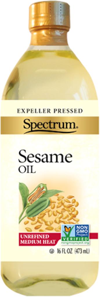 Picture of Spectrum Organic Products KHFM00847095 Sesame Oil Unrefined, 16 oz