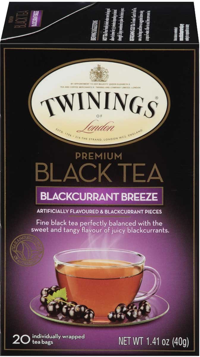 Picture of Twining Tea KHLV00019580 Blackcurrant Breeze Black Tea&#44; 20 Bags