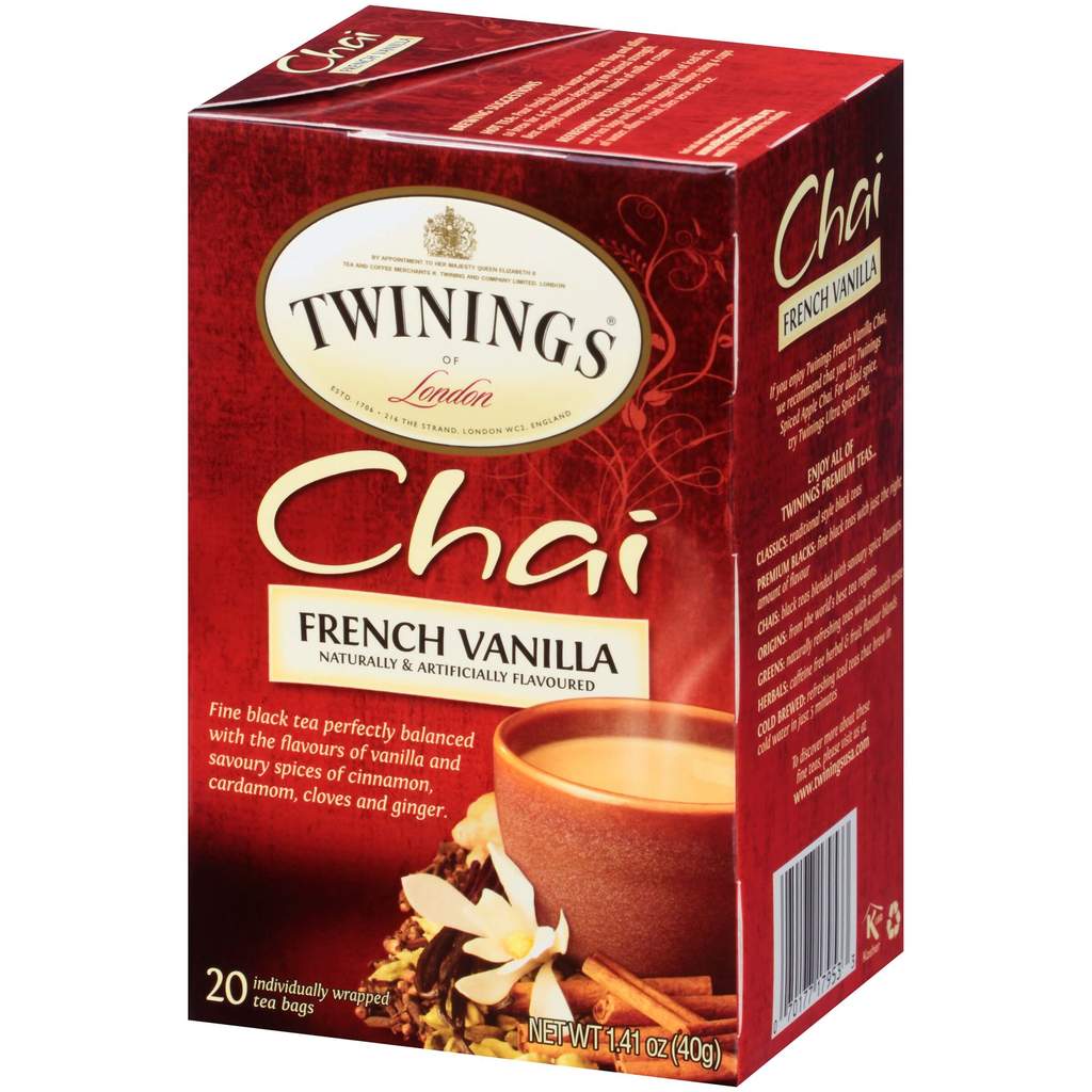 Picture of Twining Tea KHLV00231183 French Vanilla Chai Tea&#44; 20 Bags