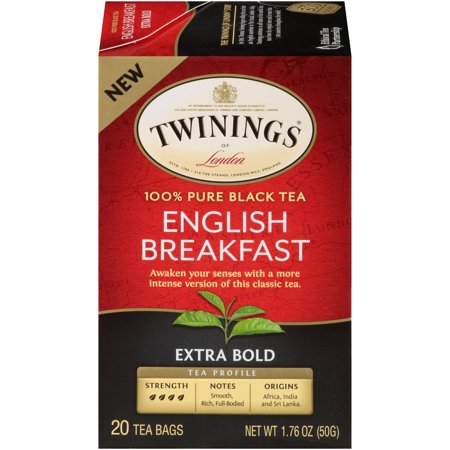 Picture of Twining Tea KHLV00301257 English Breakfast Extra Bold Black Tea&#44; 20 Bags