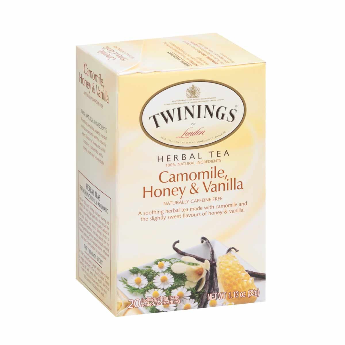 Picture of Twining Tea KHLV01041078 Camomile&#44; Honey & Vanilla Herbal Tea&#44; 20 Bags