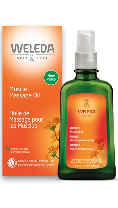Picture of Weleda KHLV01614007 Arnica Muscle Massage Oil&#44; 3.4 oz