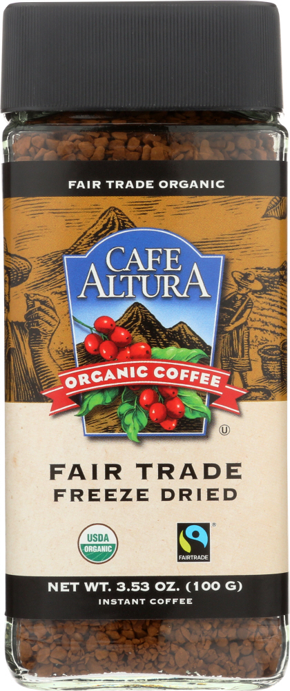 Picture of Cafe Altura KHFM00176800 3.5 oz Organic Freeze Dried Instant Coffee