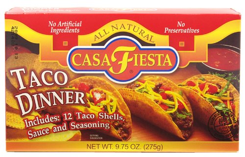 Picture of Casa Fiesta KHFM00298580 9.75 oz Taco Dinner Entree