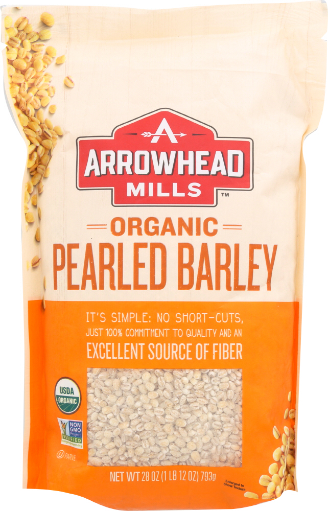 Picture of Arrowhead Mills KHFM00787820 28 oz Organic Pearled Barley