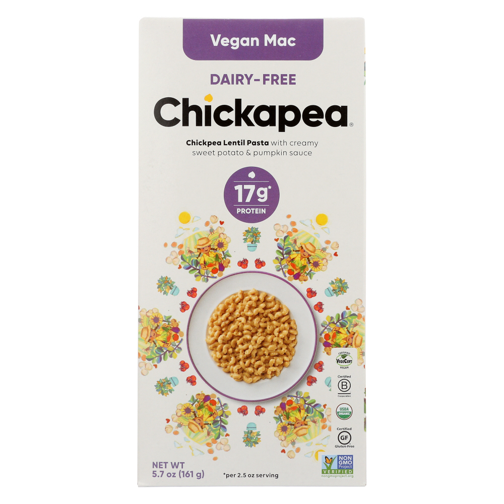 Picture of Chickapea KHFM00334280 5.7 oz Vegan Mac Chickpea Lentil Pasta